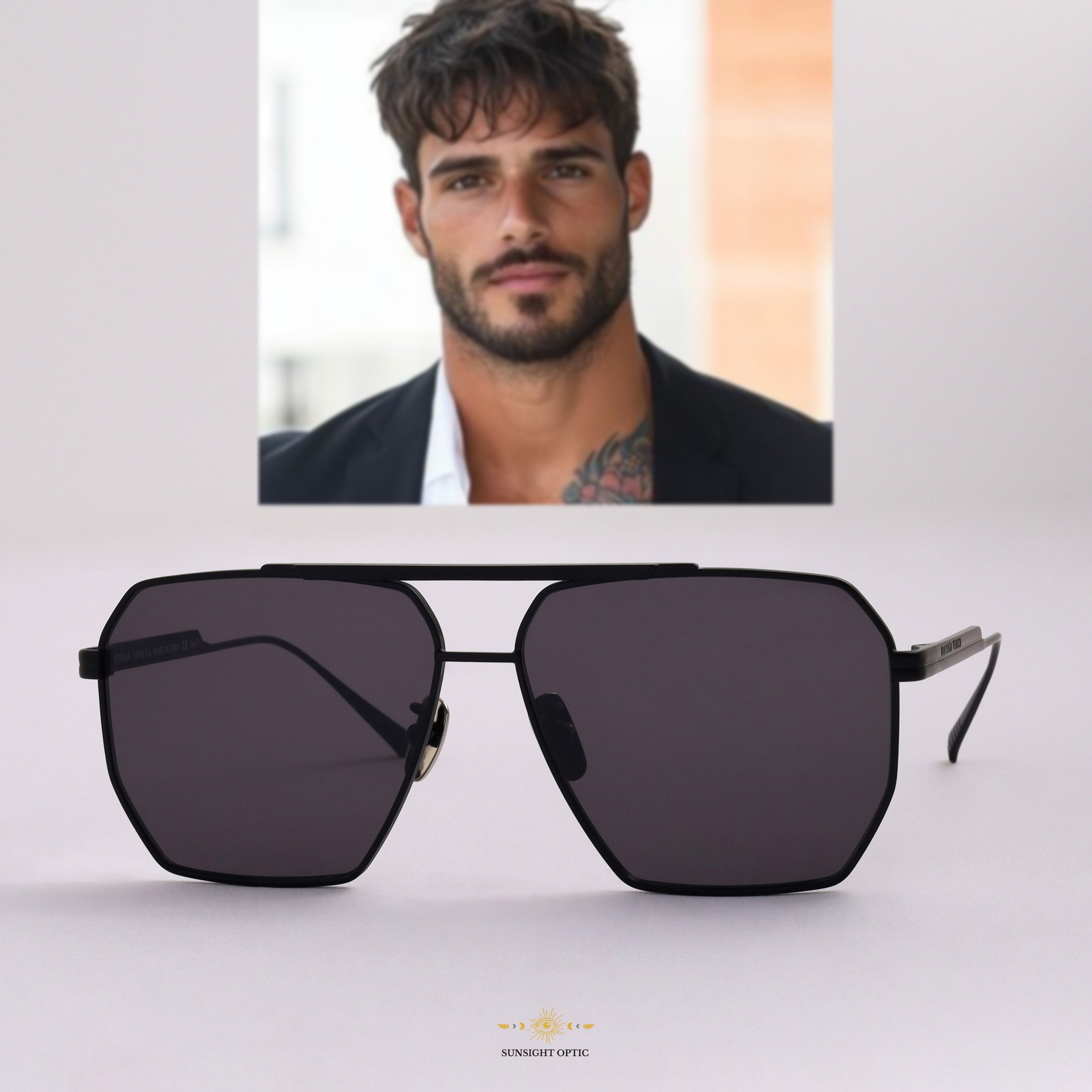Bottega Veneta サングラス BV1012S ブラック Bottega Veneta BV1012S Sunglasses | Free Shipping