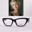 Versace 90s Vintage Logo Cat-Eye Glasses